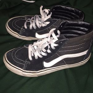 black high top vans